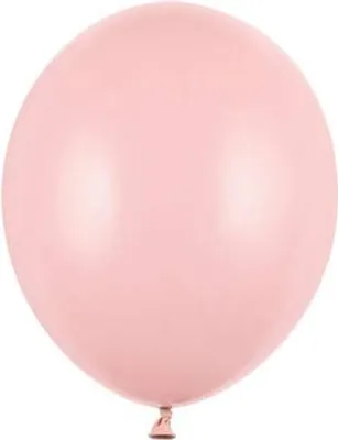 Zdjęcie produktu dla Balony lateksowe Strong Różowe, Pastel Pale Pink, 12cm, 100 szt.