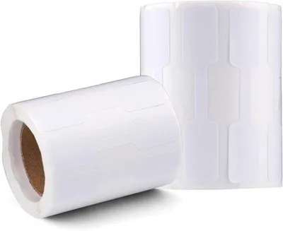 Obrázek produktu pro Štítky na šperky – cenovky – třídění zboží – potažený papír – 1000 kusů – bílé