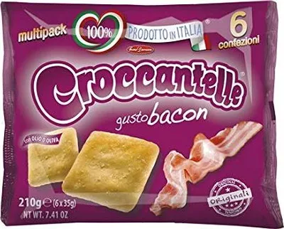 Produktbild von Croccantelle Gusto Bacon Speck multipack 210 g aus italien