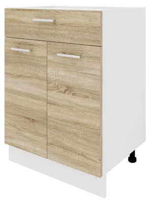 Produktbild von Küchenschrank | Maße ca. H. 82 x B. 60 x T. 46 cm | Unterschrank mit Schublade | Küchenmöbel