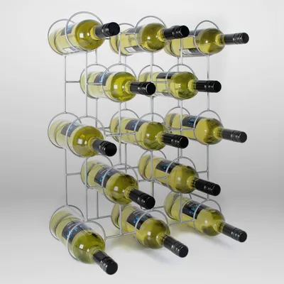 Produktbild von Metall-Weinregal CIRCOLO, silber