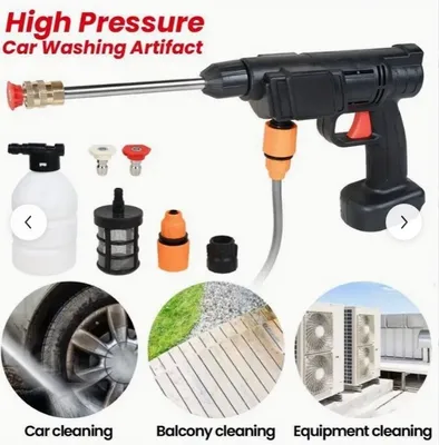Produktbild von Bestyks Hochdruckreiniger Mobiler Hochdruckreiniger 26 Bar Kabellose Tragbare Hochdruck-sprühwasserpistole mit  Schlauch für Auto, Terrasse, Fenste, Rasen,Gartenbewässerung