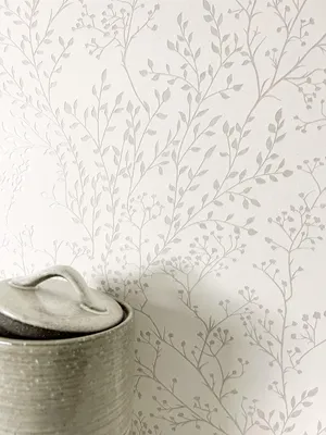 Produktbild von NEWROOM Tapete Cosima Weiß Vliestapete - Floral Blumen Blätter  Germany