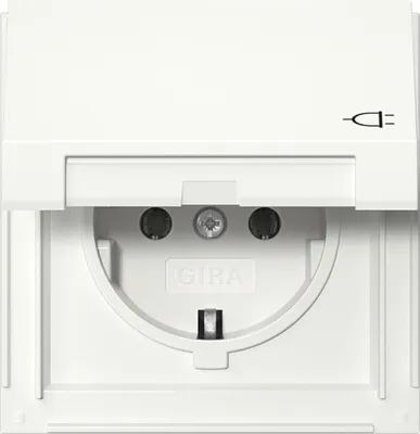 Produktbild von Gira SCHUKO-Steckdose, Gira TX\_44, Reinweiß, 1 Stk.