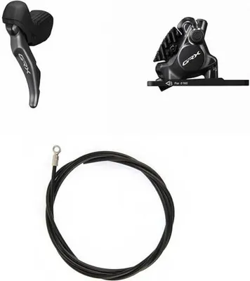 Image de Shimano GRX Dual Control Hydraulic Disc Brake Lever Set STRX820L/BRRX820F Levé 2 Řazení