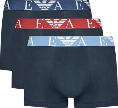 Produktbild von Emporio Armani 3 Pack Trunk Herren Boxer Unterwäsche 111357 4F715 64135
