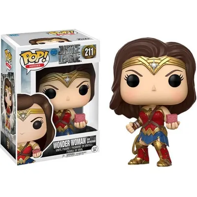 Image de DC Justice League - Wonder Woman et Motherbox 211 Exclusive - Figurine Funko Pop! Vinyl