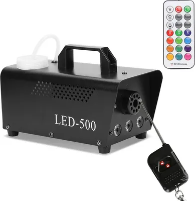 Immagine prodotto di Jopassy macchina della nebbia 13 LED RGB pavimento macchina del fumo con 2 telecomandi-effetto nebbia-500W
