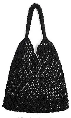 Produktbild von Strohtasche 1 Stück, Gewebte Schultertasche Mit Hauptfach, Handgefertigte Strandtasche Für Damen