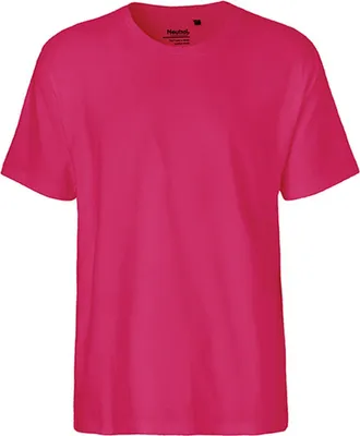 Immagine prodotto di Neutral O60001 | Maglietta classica da uomo / 100% cotone equosolidale - Colore: Rosa - Taglia: XL