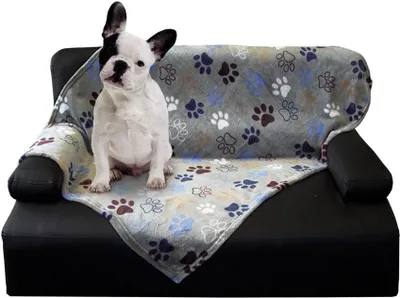 Immagine prodotto di Nobby Pile Plaid "LISSI" Classic hellgrau; L x B: 75 x 100 cm