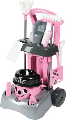 Immagine prodotto di Hetty Deluxe carrello di pulizia per bambini set di aspirapolvere carrello di pulizia secchio mop