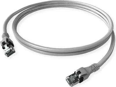 Immagine prodotto di EasyLan DualBoot PushPull IP20 Patchkabel, Cat.6 (Classe E), grigio, 3 m