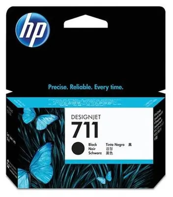 Image de HP 711 cartouche d'encre noire 38ml