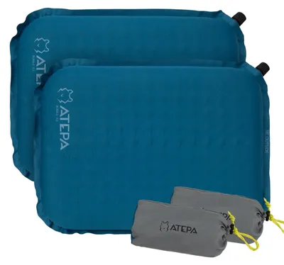 Imagen del producto de Cojines inflables para sentarse, ideales para viajes y camping, set de 2
