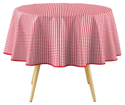 Image de Nappe ronde MINI VICHY, Ø 160 cm, à carreaux