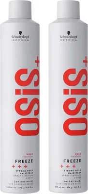 Immagine prodotto di Schwarzkopf Osis Freeze Lacca per capelli a tenuta forte 2x500ml