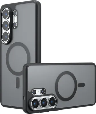 Produktbild von MagSafe Handy Hülle für Samsung Galaxy S26 Ultra 5G Armor Hybrid Schutz Schwarz