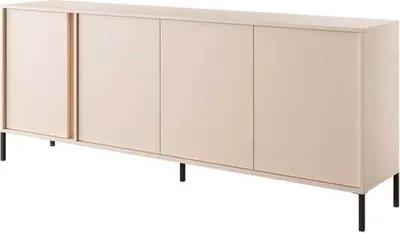 Produktbild von Kommode Sideboard Dast 203x39,5x81cm beige 4-türig