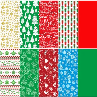Obrázok produktu pre BAISDY Tissue papier Vianočný 80 listov 50x50 cm Darčekové balenie