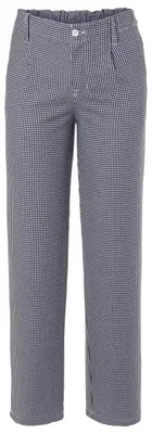 Image de Karlowsky - Pantalon de cuisine « Basic » pour hommes/femmes Unisexe LT4072 (XL) (noir/blanc)