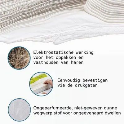 Productafbeelding van 20 stuks Mop Pads navulling 29x22cm geschikt voor Swiffer Sweeper