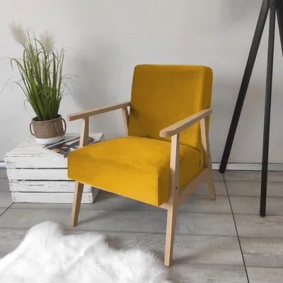 Obrázek produktu pro Retro křeslo VARGON - žluté