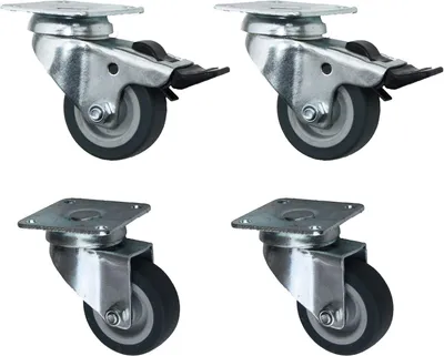 Produktbild von Set von 50 mm Apparaterollen für Möbel