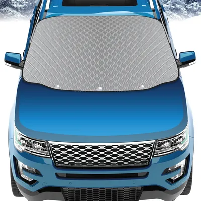 Image de Housse de pare-brise magnétique pour voiture - Protection contre les conditions météorologiques hivernales