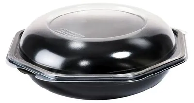 Produktbild von 290x DUNI Octabowl® 190 x 190 x 71 mm Schwarz ungeteilt