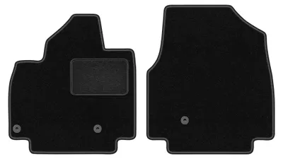 Immagine prodotto di Tappetini anteriori in moquette per KIA EV9 2023- (crossover) – 2 pezzi, neri, su misura – Wielganizator LUX