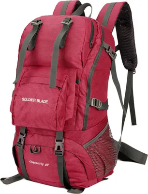 Zdjęcie produktu dla 50L Plecak alpinistyczny Wodoodporny plecak do biegania na świeżym powietrzu Torba rowerowa o dużej pojemności Oddychająca torba podróżna do biegania Plecak na wędrówki, kemping
