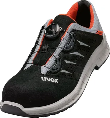 Produktbild von Uvex 2 Trend Sicherheitsschuh S1P SRC BOA EN ISO 20345:2011 S1 P SRC, schwarz/rot schwarz Größe 40