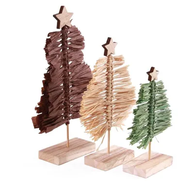 Produktbild von Papierweihnachtsbaum, Set mit 3 Stück (5-teiliges Set)