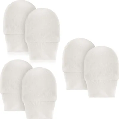 Produktbild von LaLoona Kratzfäustlinge 3 Paar Baby - Weiß