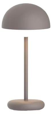 Produktbild von Luxus - Tischleuchte Rhodos - Taupe - H28 x Ø14