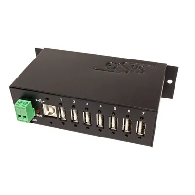 Immagine prodotto di Hub USB 2.0 EXSYS, metallo, 7 porte (EX-1177HMV) (15.06.0107)