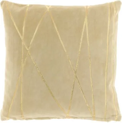 Produktbild von Unique Living |  Dekokissen Senza 45x45cm Elfenbein | Dekokissen Wohnzimmer oder Schlafzimmer