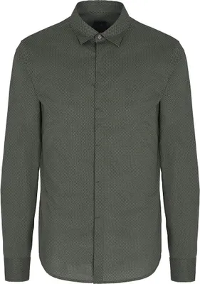 Produktbild von Armani Exchange 6dzc25-zneaz Langarmhemd Grün S Mann Grün S