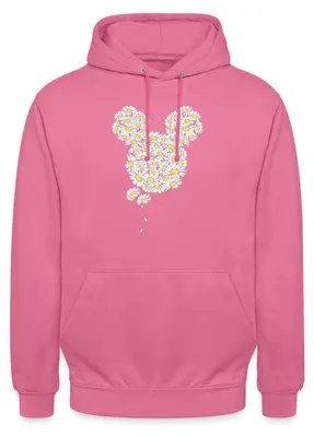 Produktbild von Mickey & Minnie Mickey Mouse Gänseblümchen Uni Hoodie, XXL, Pink