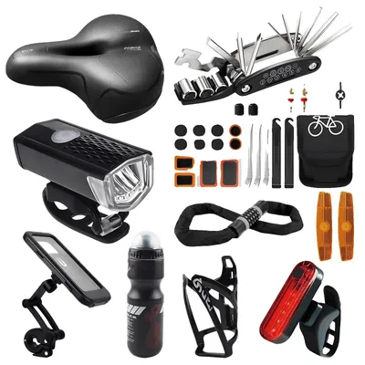Obrázek produktu pro Cyklistické oblečení, multifunkční nástroj, sada světel, styl C