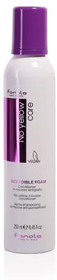 Productafbeelding van Fanola No Yellow Care Incredible, haarverzorging voor vrouwen, niet voor professioneel gebruik, geschikt voor blond, blond, grijs haar, beschermt de kleur, 250 ml