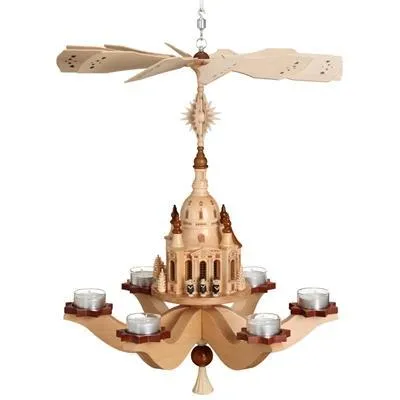 Produktbild von Hängepyramide Kurrende mit Frauenkirche HxLxB 47cmx38cmx38cm NEU