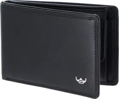 Image de Golden Head Cuir porte-monnaie Polo Minischeintasche 1193 Schwarz noir