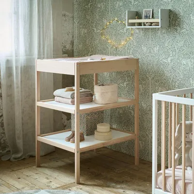 Produktbild von Petite Amélie Wickeltisch Hetre – Weiß – Robust und platzsparend