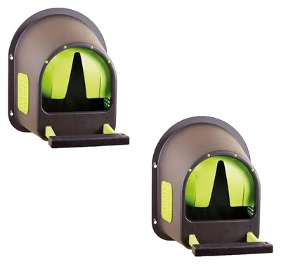 Produktbild von MyCozyNest Wandmontierter Legenest für Hühner, Set aus 2 Stück