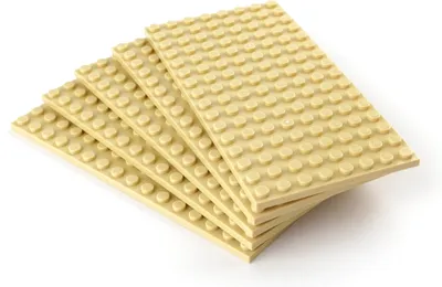 Produktbild von LEGO® 8x16 Platten Bauplatten Hellbeige - 92438 NEU! Menge 10x