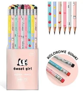 Produktbild von Bleistift Sweet Girl HB (72 Stück) – INTERDRUK