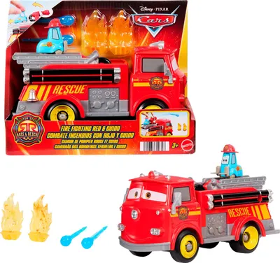 Zdjęcie produktu dla Disney Pixar Cars JFL54, Wóz strażacki, 3 lat(a), Plastik, Wielobarwny