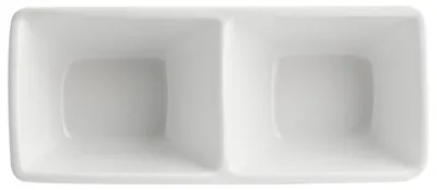 Produktbild von H&h Vorspeisenteller aus Porzellan, 25,5x11 cm